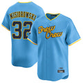 Choea M.Brewers #32 Jacob Misiorowski Player Light Blue City Connect Home Limited Stitched Jerseys