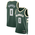 Choea M.Bucks #0 Brayden Burries Hunter Green Swingman Jerseys - Icon Edition
