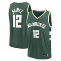 Choea M.Bucks #12 Taurean Prince Hunter Green Fast Break Replica Player Jerseys - Icon Edition