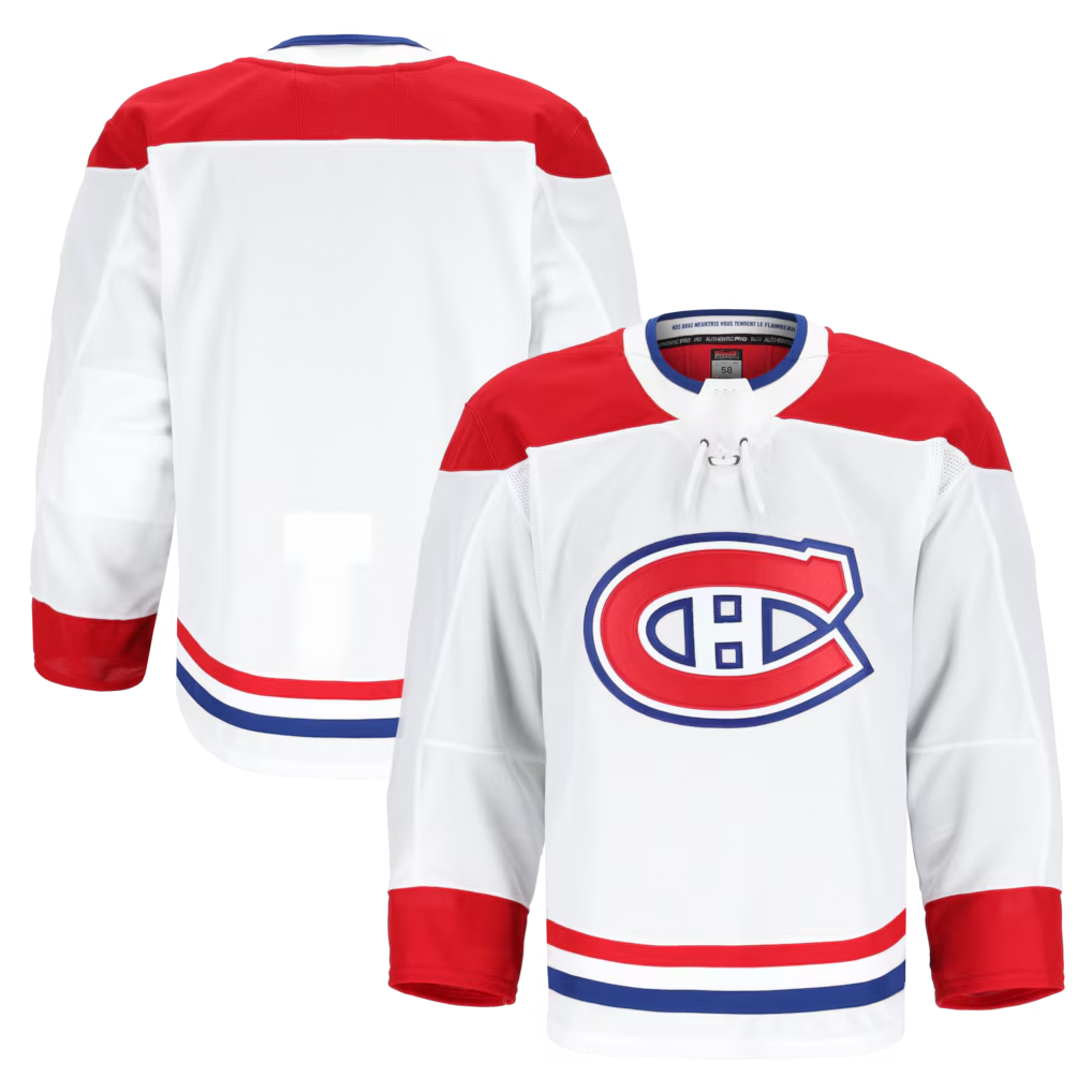 Choea M.Canadiens White Away Authentic Pro Jerseys
