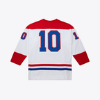Choea M.Canadiens #10 Guy Lafleur Mitchell & Ness White 1971 Power Play Jerseys