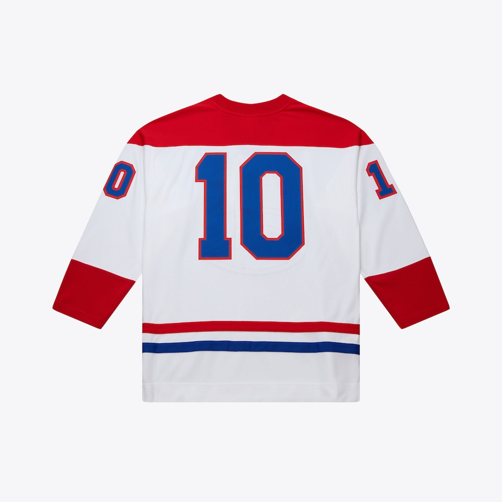 Choea M.Canadiens #10 Guy Lafleur Mitchell & Ness White 1971 Power Play Jerseys