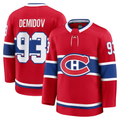 Choea M.Canadiens #93 Ivan Demidov Red Home Premium Jerseys