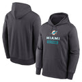 Choea M.Dolphins Anthracite Pullover Hoodies Limited Blank Player Stitched Jerseys