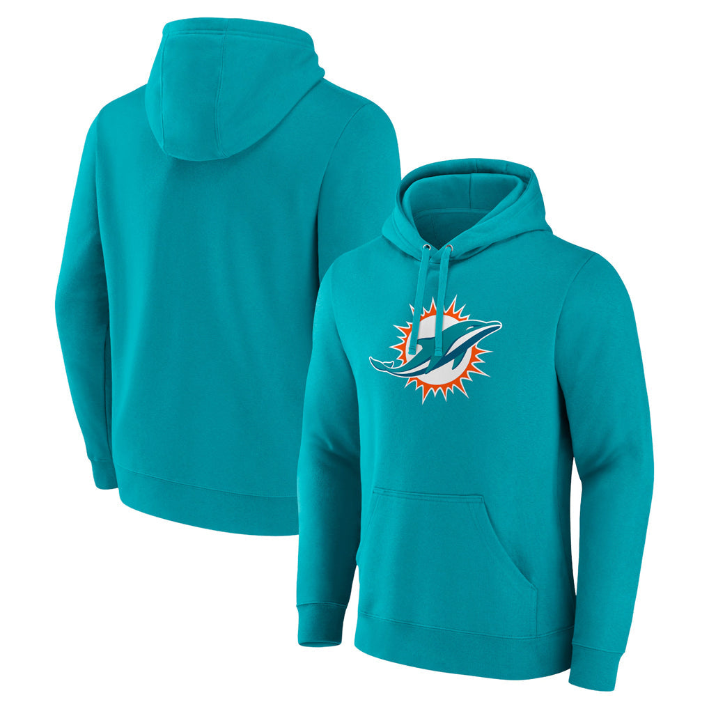 Choea M.Dolphins Aqua LOGO Pullover Hoodies Limited Blank Player Stitched Jerseys