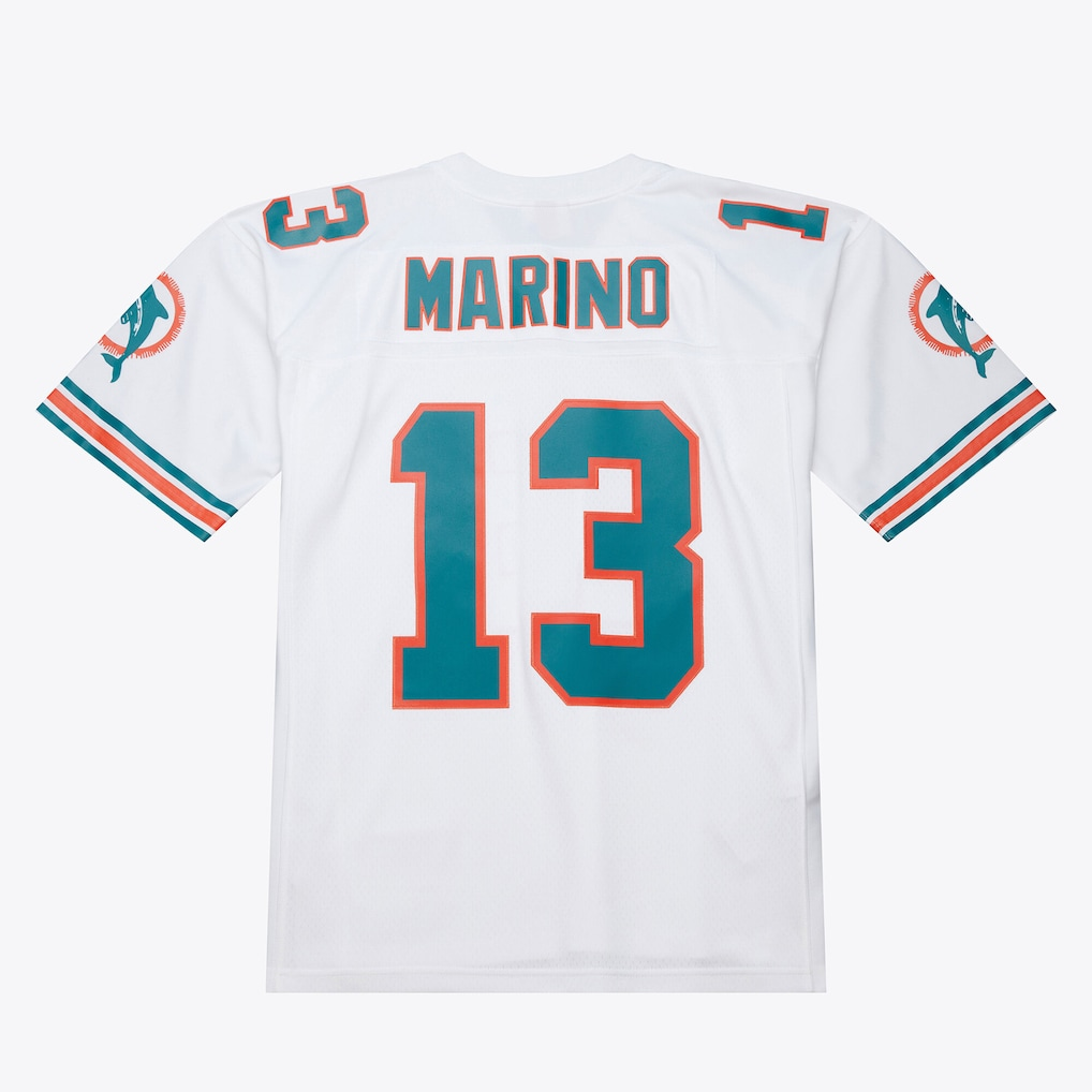 Choea M.Dolphins #13 Dan Marino Mitchell & Ness White 1994 Legacy Replica Jersey Stitched Puhic Game Jerseys