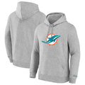 Choea M.Dolphins Gray LOGO Pullover Hoodies Limited Blank Player Stitched Jerseys
