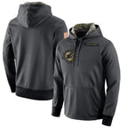 Choea M.Dolphins Gray Pullover Hoodies Limited Blank Player Stitched Jerseys