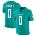 Choea M.Dolphins #0 Ollie Gordon II Player Aqua Limited Vapor Untouchable Home Game Stitched Jerseys