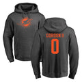 Choea M.Dolphins #0 Ollie Gordon II Player Darkgray Pullover Hoodies Limited Stitched Jerseys