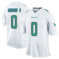 Choea M.Dolphins #0 Ollie Gordon II Player White Home Game Stitched Jerseys