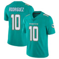 Choea M.Dolphins #10 Jacob Rodriguez Player Aqua Limited Vapor Untouchable Home Game Stitched Jerseys