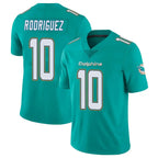 Choea M.Dolphins #10 Jacob Rodriguez Player Aqua Limited Vapor Untouchable Home Game Stitched Jerseys