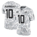 Choea M.Dolphins #10 Jacob Rodriguez Player Arctic Camo Salute To Service Limited Game Stitched Jerseys