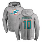 Choea M.Dolphins #10 Jacob Rodriguez Player Gray LOGO Pullover Hoodies Limited Stitched Jerseys