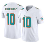 Choea M.Dolphins #10 Jacob Rodriguez Player White Limited Vapor F.U.S.E. Home Game Stitched Jerseys