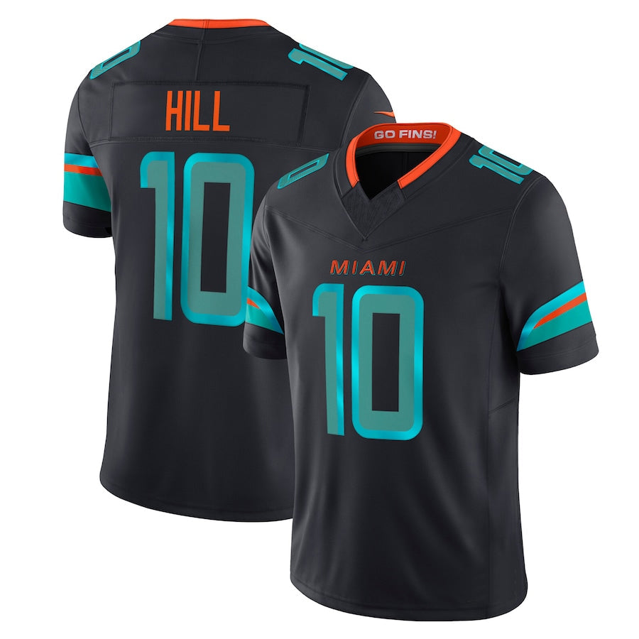 Choea M.Dolphins #10 Tyreek Hill Player Blue Rivalries Collection Vapor Limited Stitched Jerseys