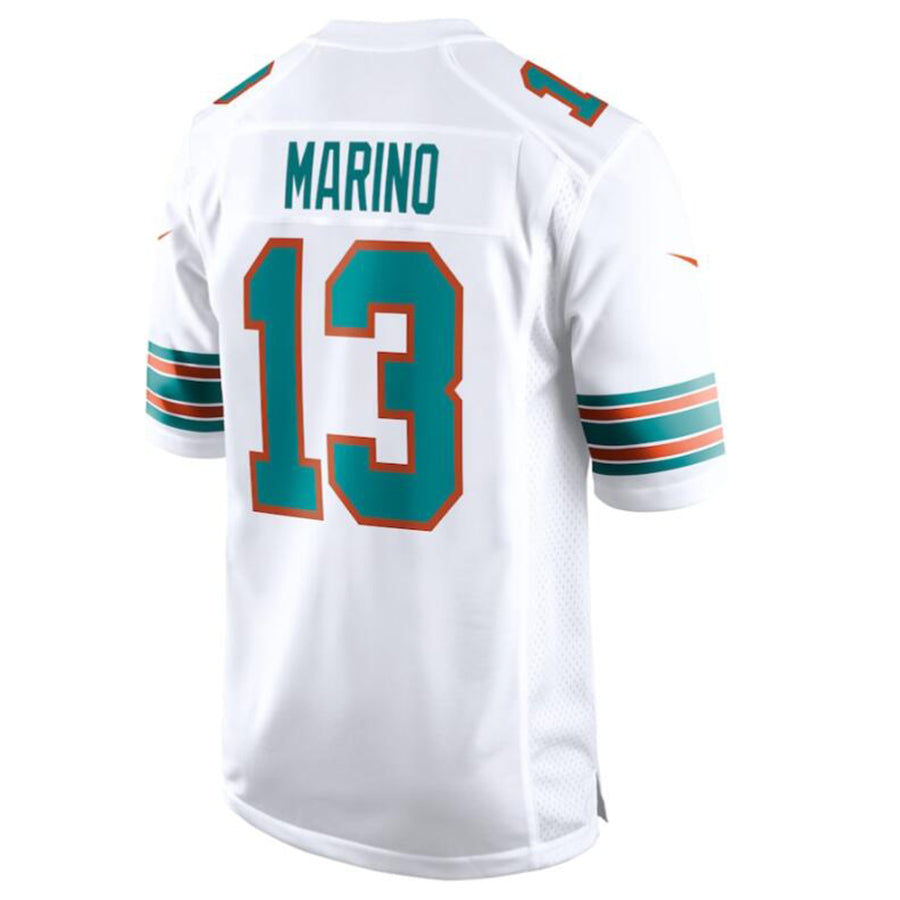 Choea M.Dolphins #13 Dan Marino White Retired Player Jersey American Stitched Jersey