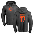 Choea M.Dolphins #17 Trey Moore Player Darkgray Pullover Hoodies Limited Stitched Jerseys