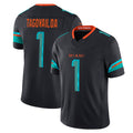 Choea M.Dolphins #1 Tua Tagovailoa Player Blue Rivalries Collection Vapor Limited Stitched Jersey