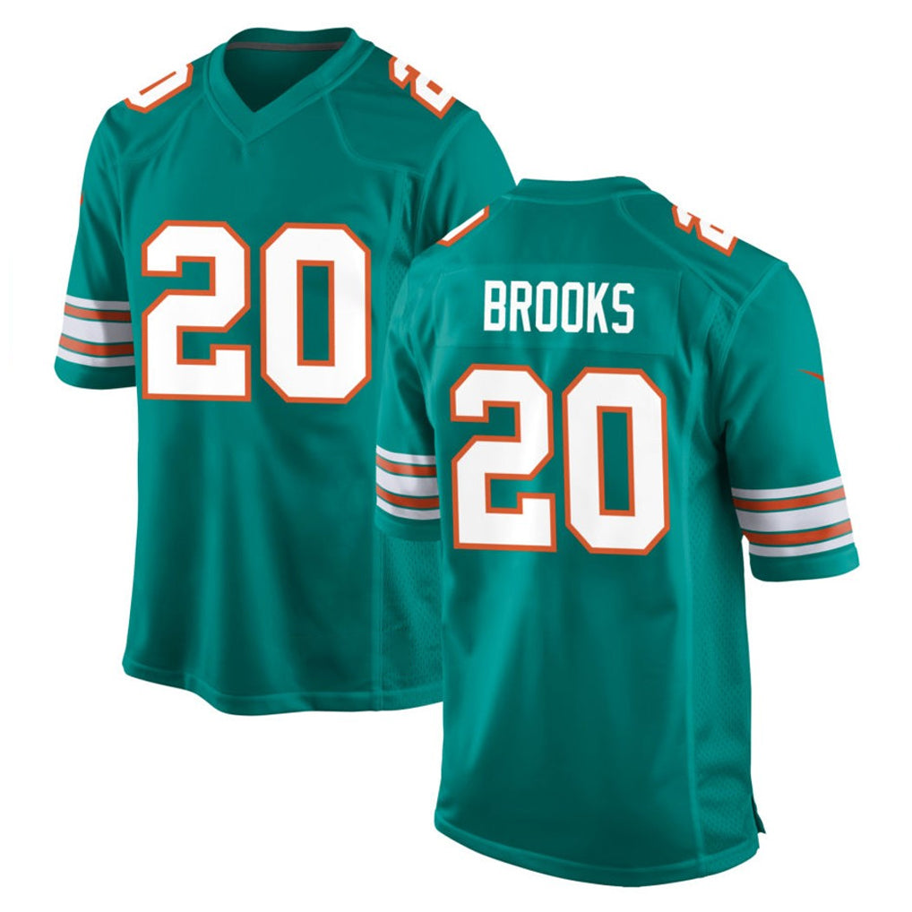 Choea M.Dolphins #20 Jordyn Brooks Player Aqua Alternate Home Game Stitched Jerseys