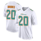 Choea M.Dolphins #20 Jordyn Brooks Player White Fashion Home Game Stitched Jerseys