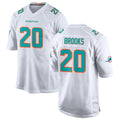 Choea M.Dolphins #20 Jordyn Brooks Player White Limited Home Game Stitched Jerseys