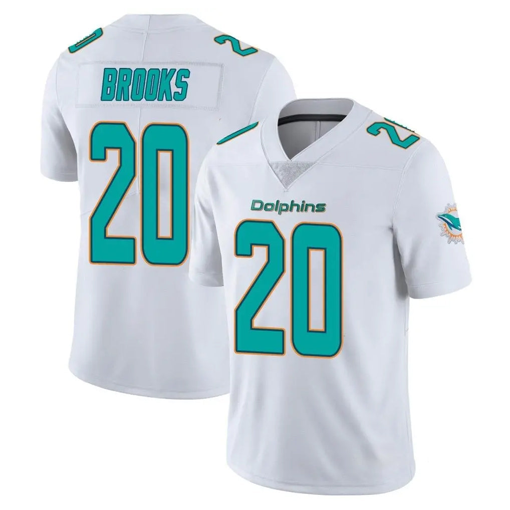 Choea M.Dolphins #20 Jordyn Brooks Player White Limited Vapor Untouchable Home Game Stitched Jerseys