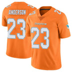 Choea M.Dolphins #23 Zayne Anderson Player Orange Limited Home Game Stitched Jerseys