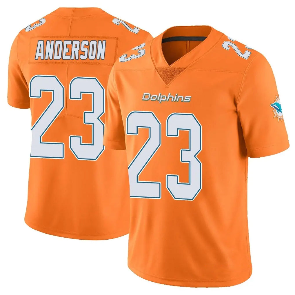 Choea M.Dolphins #23 Zayne Anderson Player Orange Limited Home Game Stitched Jerseys