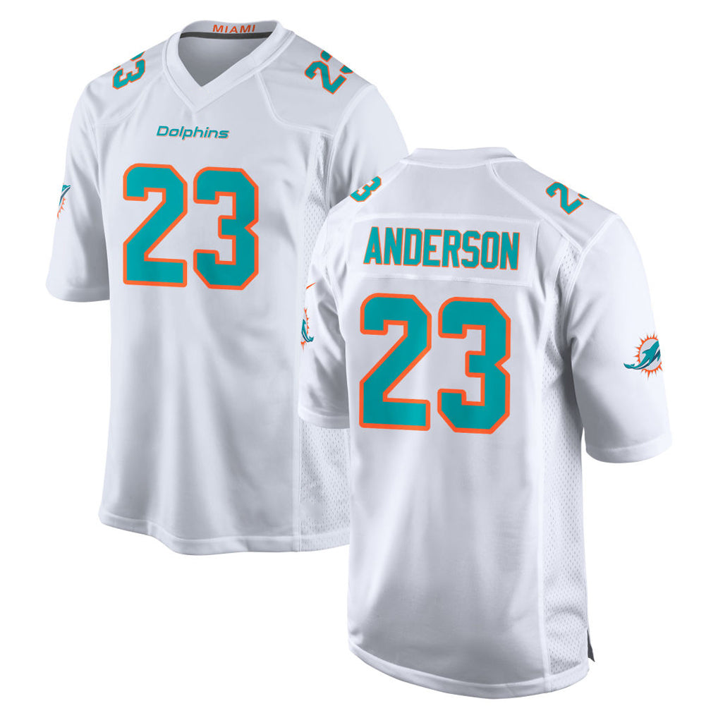 Choea M.Dolphins #23 Zayne Anderson Player White Limited Home Game Stitched Jerseys