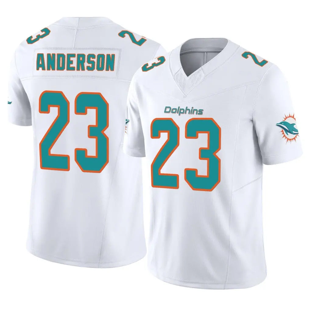 Choea M.Dolphins #23 Zayne Anderson Player White Limited Vapor F.U.S.E. Home Game Stitched Jerseys