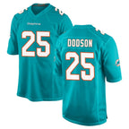 Choea M.Dolphins #25 Tyrel Dodson Player Aqua Home Game Stitched Jerseys