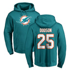Choea M.Dolphins #25 Tyrel Dodson Player Aqua LOGO Pullover Hoodies Limited Stitched Jerseys