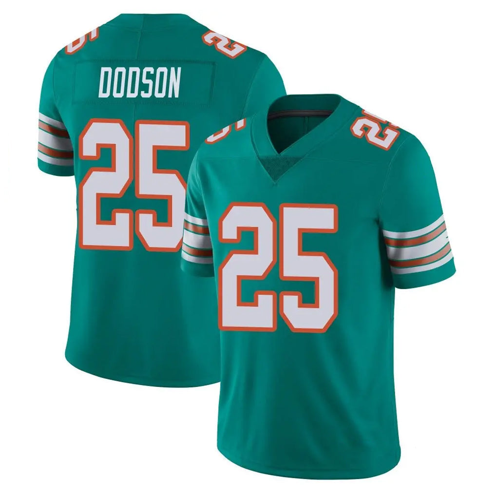 Choea M.Dolphins #25 Tyrel Dodson Player Aqua Limited Alternate Vapor Untouchable Home Game Stitched Jerseys