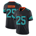 Choea M.Dolphins #25 Tyrel Dodson Player Black Limited Pitch Rivalries Collection Home Game Stitched Jerseys