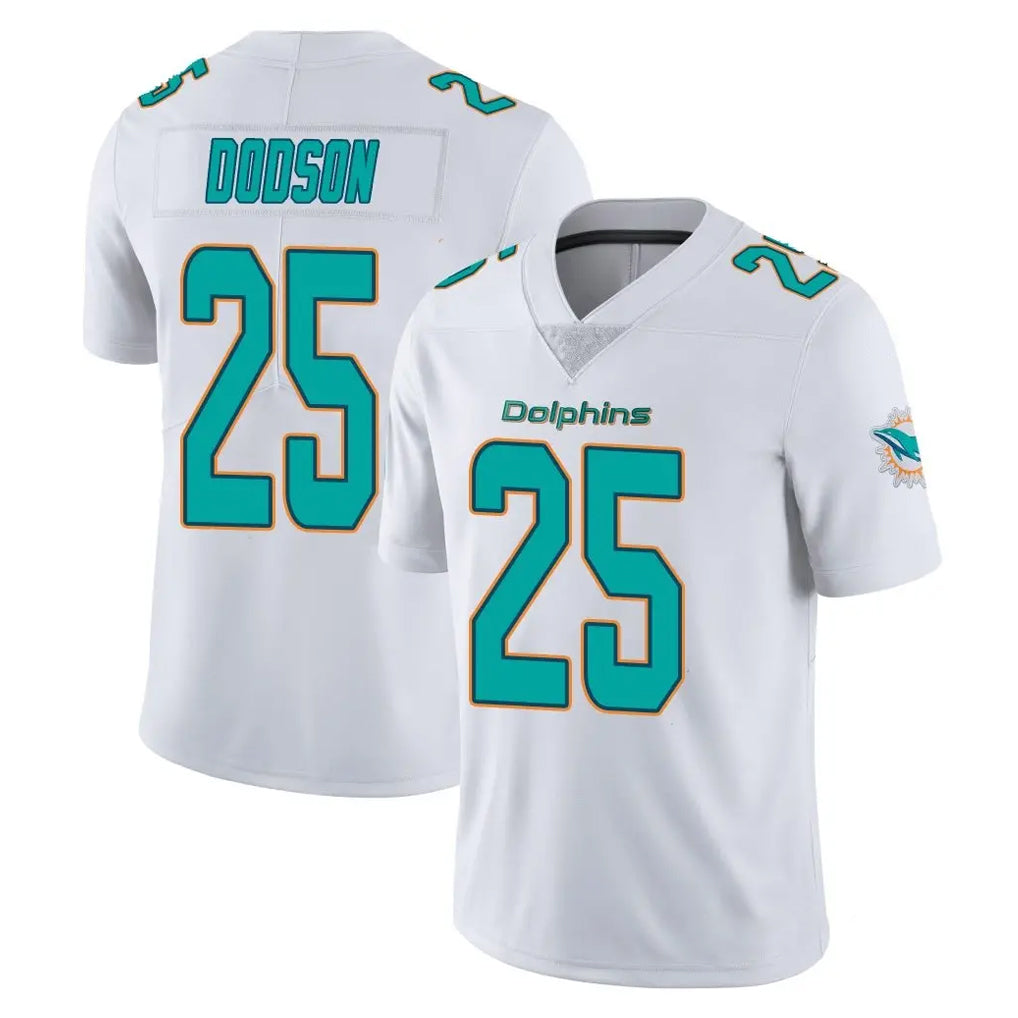 Choea M.Dolphins #25 Tyrel Dodson Player White Limited Vapor Untouchable Home Game Stitched Jerseys