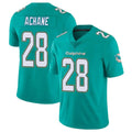 Choea M.Dolphins #28 De'Von Achane Player Aqua Limited Vapor Untouchable Home Game Stitched Jerseys