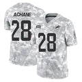 Choea M.Dolphins #28 De'Von Achane Player Arctic Camo Salute To Service Limited Game Stitched Jerseys