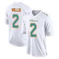 Choea M.Dolphins #2 Malik Willis Player White Fashion Home Game Stitched Jerseys