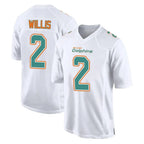 Choea M.Dolphins #2 Malik Willis Player White Fashion Home Game Stitched Jerseys