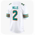Choea M.Dolphins #2 Malik Willis Player White Limited Home Game Stitched Jerseys