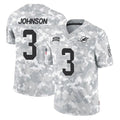 Choea M.Dolphins #3 Chris Johnson Player Arctic Camo Salute To Service Limited Game Stitched Jerseys