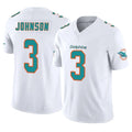 Choea M.Dolphins #3 Chris Johnson Player White Limited Vapor F.U.S.E. Home Game Stitched Jerseys