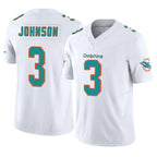 Choea M.Dolphins #3 Chris Johnson Player White Limited Vapor F.U.S.E. Home Game Stitched Jerseys