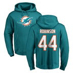 Choea M.Dolphins #44 Chop Robinson Player Aqua LOGO Pullover Hoodies Limited Stitched Jerseys