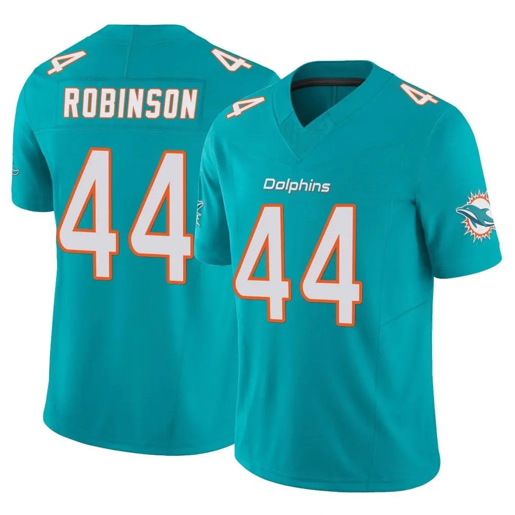 Choea M.Dolphins #44 Chop Robinson Player Aqua Limited Vapor F.U.S.E. Home Game Stitched Jerseys
