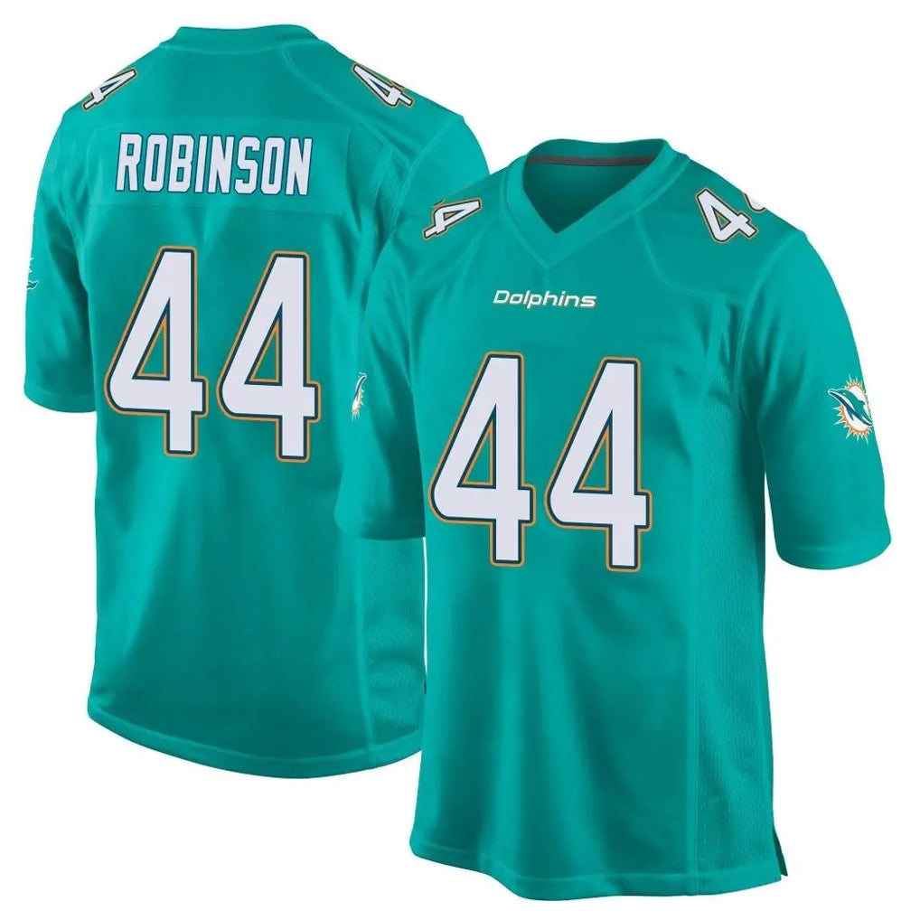 Choea M.Dolphins #44 Chop Robinson Player Aqua Team Color Home Game Stitched Jerseys