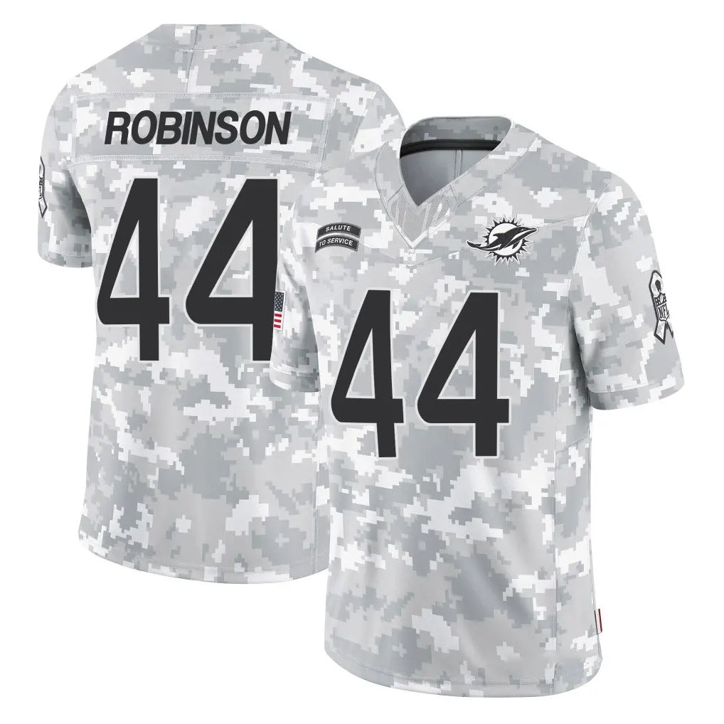 Choea M.Dolphins #44 Chop Robinson Player Arctic Camo Salute To Service Limited Game Stitched Jerseys