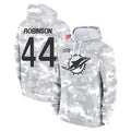 Choea M.Dolphins #44 Chop Robinson Player Arctic Camo Salute to Service Hoodies Limited Game Stitched Jerseys
